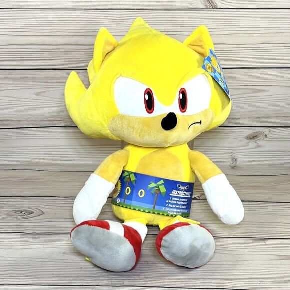 Kidrobot Super Sonic The Hedgehog 20" HugMe Shake Action Vibrating Plush Toy NWT - Picture 6 of 15